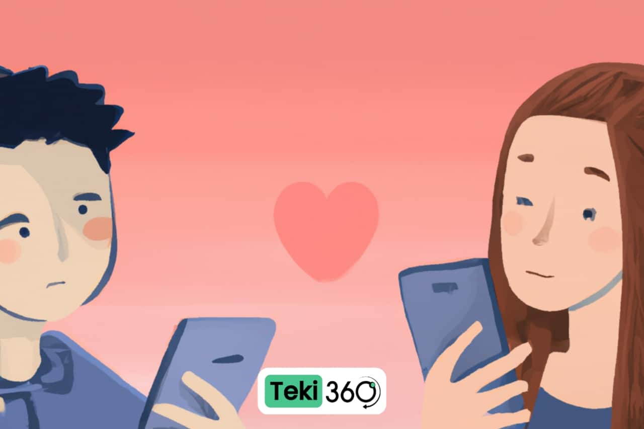 Cartoon illustration of two people who Logged out of Hinge and Lost matches