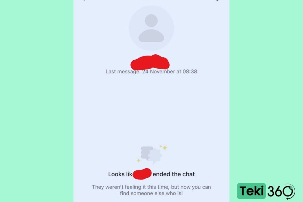 what happens when someone unmatches – bumble end chat look