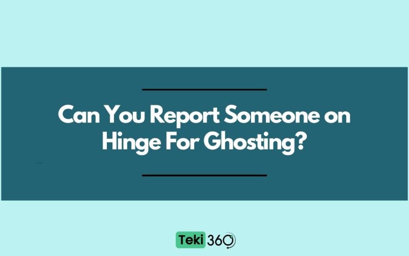 Can You Report Someone on Hinge For Ghosting?